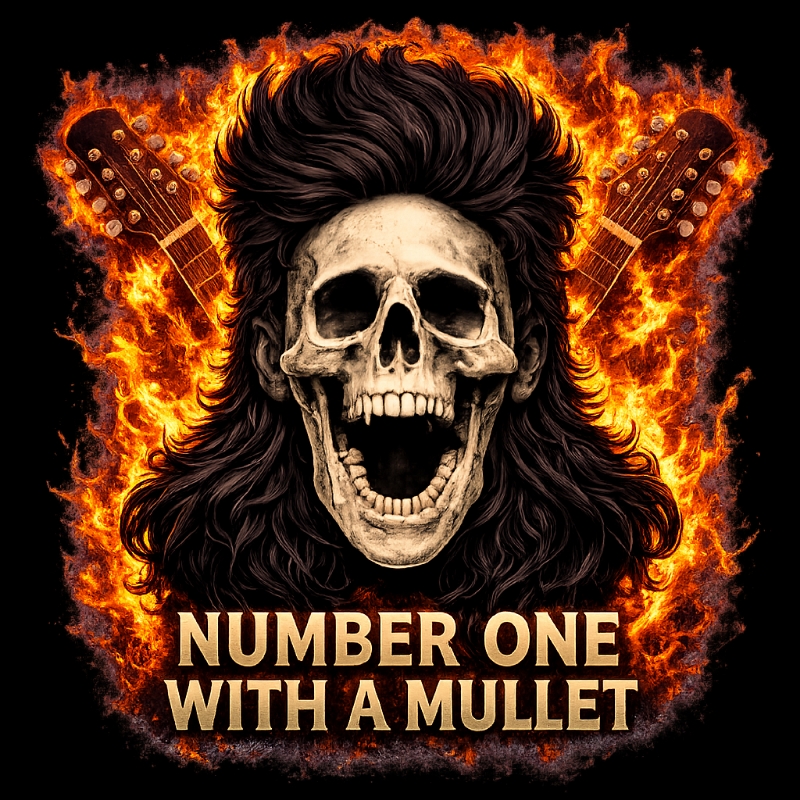 Number One With a Mullet design